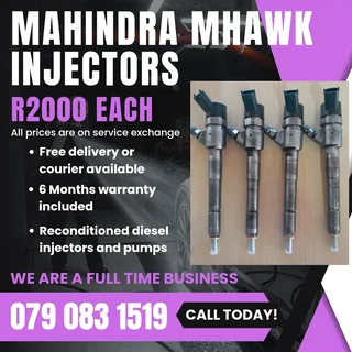 Mahindra Mhawk 2.2 Injectors For Sale With Warranty Included