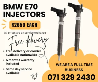 Bmw E70 Injectors For Sale With Warranty Included