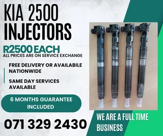Kia 2500 Injectors For Sale With Warranty Included