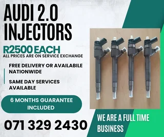 Audi 2.0 Injectors For Sale With Warranty Included