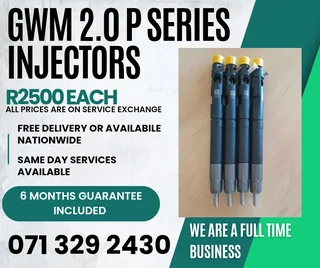 Gwm 2.0 P Series Injectors For Sale With Warranty