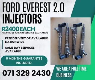 Ford Everest 2.0 Injectors For Sale With Warranty Included