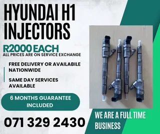 Hyundai H1 Injectors For Sale With Warranty Included