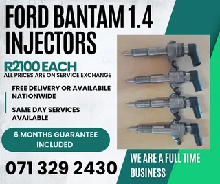 Ford Bantam 1.4 Injectors For Sale With Warranty Included