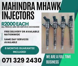Mahindra Mhawk Injectors For Sale With Warranty Included