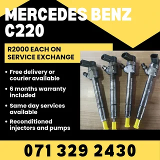 Mercedes Benz C220 Injectors For Sale With Warranty Included