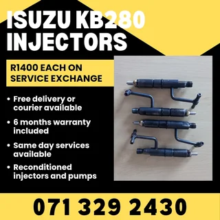 Isuzu Kb280 Injectors For Sale With Warranty Included