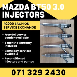 Mazda Bt50 3.0 Injectors For Sale With Warranty