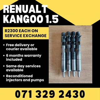 Renualt Kangoo 1.5 Injectors For Sale With Warranty