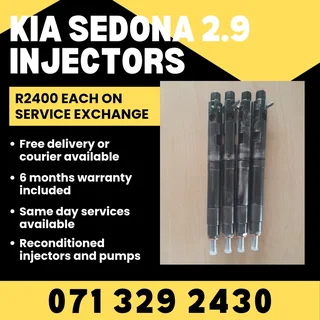 Kia Sedona 2.9 Injectors For Sale With Warranty Included