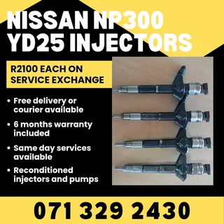 Nissan Np300 2.5 Injectors For Sale With Warranty