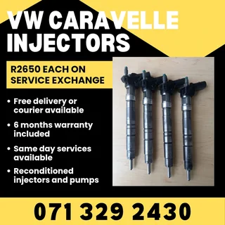 Vw Caravelle Injectors For Sale With Warranty Included