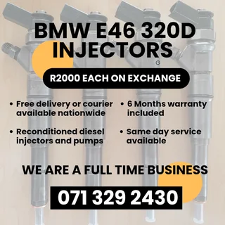 Bmw E46 320d Injectors For Sale With Warranty