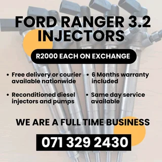 Ford Ranger 3.2 Injectors For Sale With Warranty