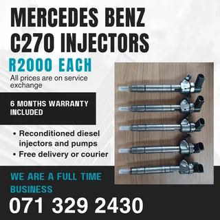 Mercedes Benz C220 Injectors For Sale With Warranty Included