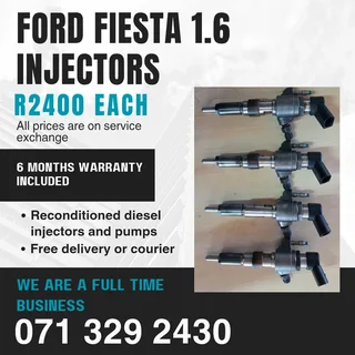 Ford Fiesta 1.6 Injectors For Sale With
