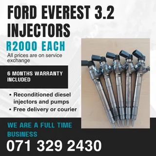 Ford Everest 3.2 Injectors For Sale With Warranty Included