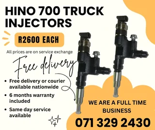 Hino 700 Truck Injectors For Sale With Warranty