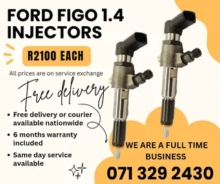 Ford Figo 1.4 Injectors For Sale With Warranty