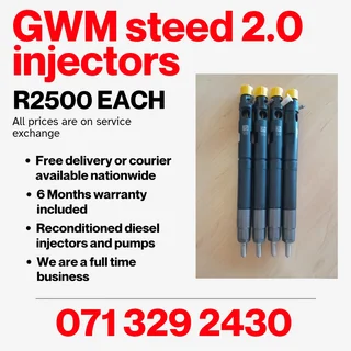 Gwm Steed 2.0 Injectors For Sale With Warranty