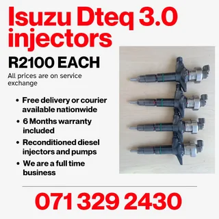 Isuzu Dteq 3.0 Injectors For Sale With Warranty