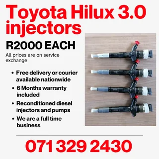 Toyota Hilux 3.0 Injectors For Sale With Warranty