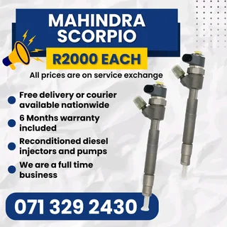 Mahindra Scorpio Injectors For Sale With Warranty Included