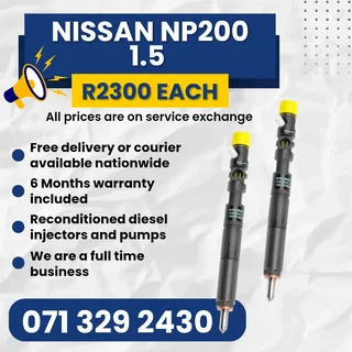Nissan Np200 1.5 Injectors For Sale With Warranty