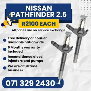 Nissan Pathfinder 2.5 Injectors For Sale With Warranty Included