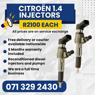 Citroën 1.4 Injectors For Sale With Warranty Included