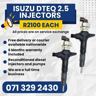 Isuzu Dteq 2.5 Injectors For Sale With Warranty