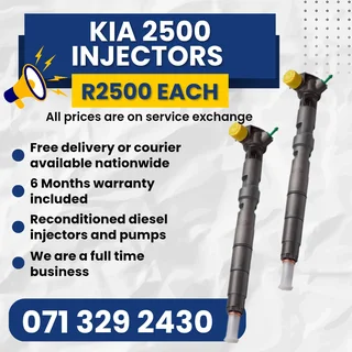 Kia 2500 Injectors For Sale With Warranty