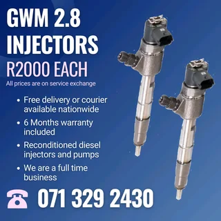 Gwm 2.8 Injectors For Sale With Warranty