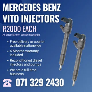 Mercedes Benz Vito Injectors For Sale With Warranty Included