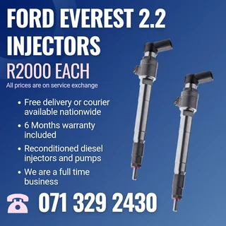 Ford Everest 2.2 Injectors For Sale With Warranty Included