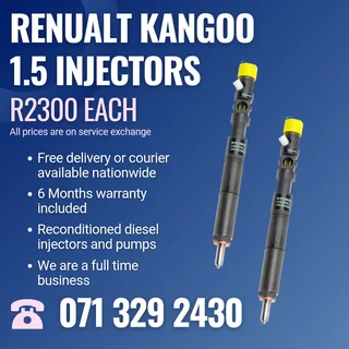 Renualt Kangoo 1.5 Injectors For Sale With Warranty