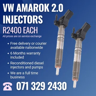 Vw Amarok 2.0 Injectors For Sale With Warranty Included