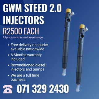 Gwm 2.0 Steed Injectors For Sale With Warranty Included