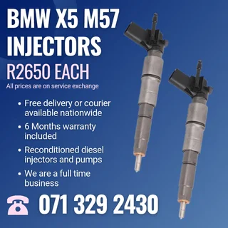 Bmw X5 M57 Injectors For Sale With Warranty