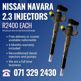 Nissan Navara 2.3 Injectors For Sale With Warranty Included