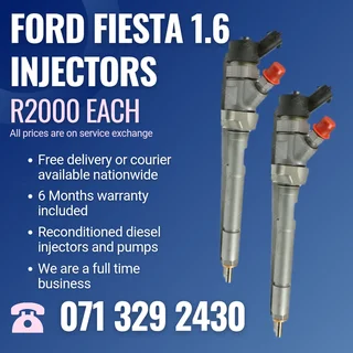 Ford Fiesta 1.6 Injectors For Sale With Warranty