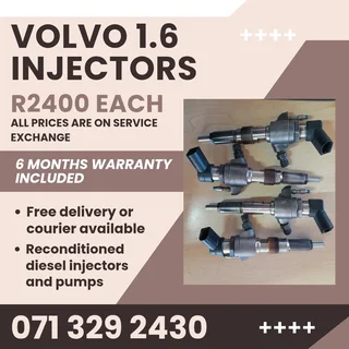 Volvo 1.6 Injectors For Sale With Warranty