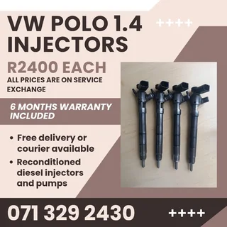Vw Polo 1.4 Injectors For Sale With Warranty Included