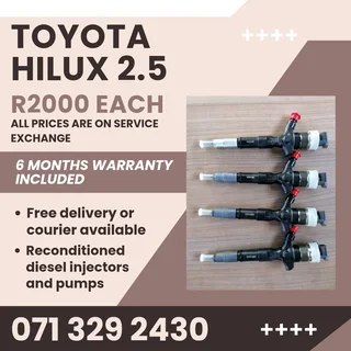 Toyota Hilux 2.5 Injectors For Sale With Warranty