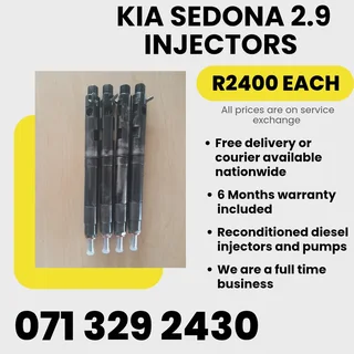 Kia Sedona 2.9 Injectors For Sale With Warranty