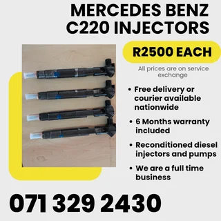 Mercedes Benz C220 Injectors For Sale With Warranty