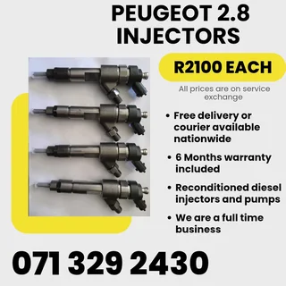 Peugeot 2.8 Injectors For Sale With Warranty