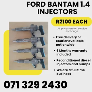 Ford Bantam 1.4 Injectors For Sale With Warranty