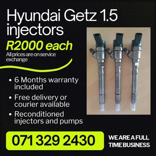 Hyundai Getz 1.5 Injectors For Sale With Warranty