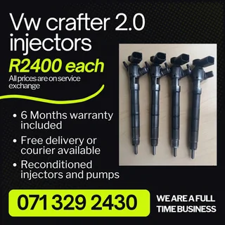 Vw Crafter 2.0 Injectors For Sale With Warranty